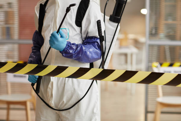 Professional Biohazard technician working in Page, NE